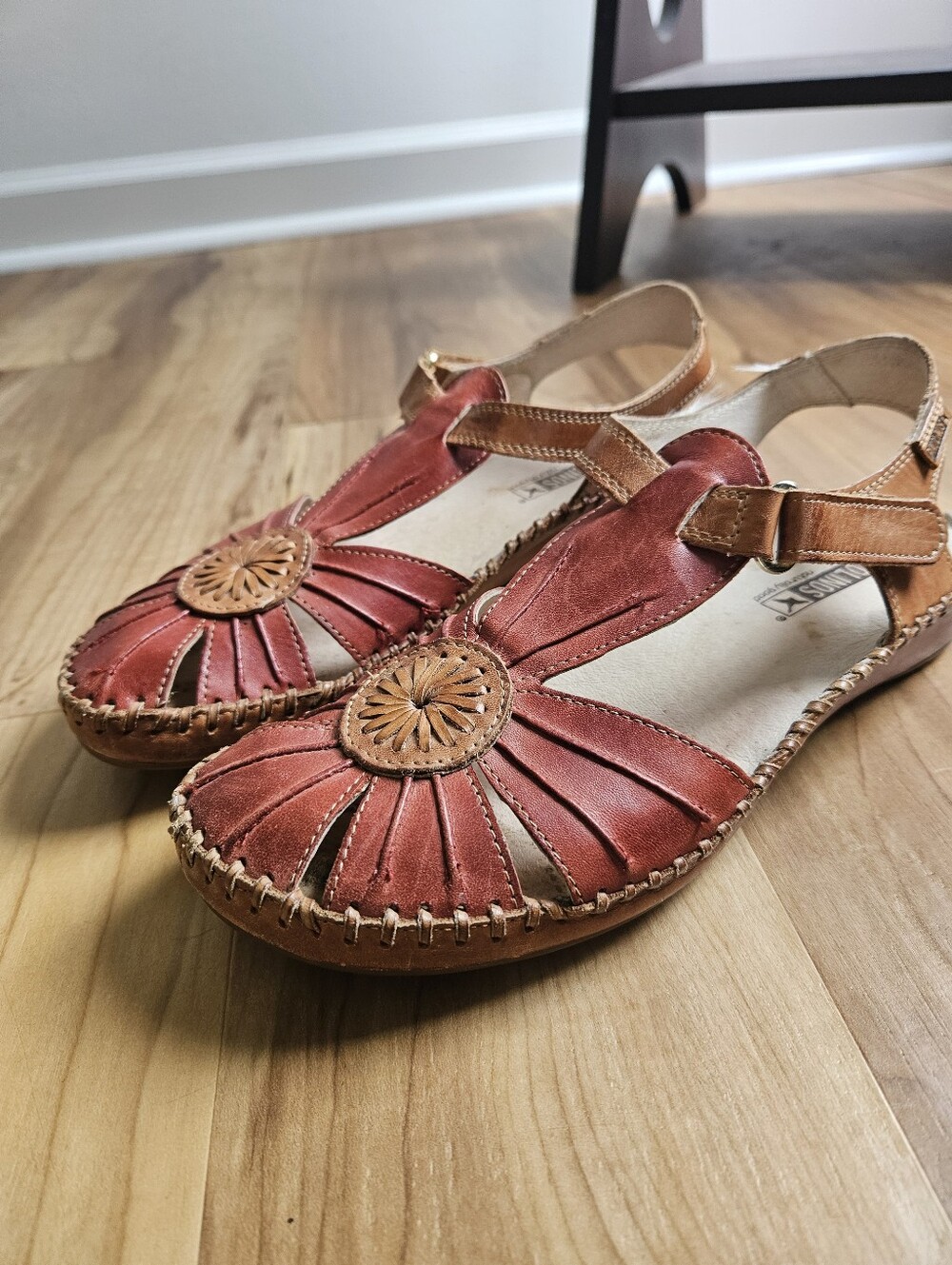 Pikolinos Puerto Vallarta Red Slingback Sandals